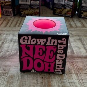 Pink Glow-In-The-Dark NeeDoh